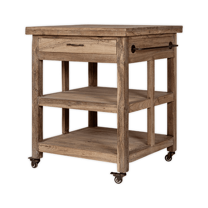 Tivu Butchers Block, H94cm, Reclaimed Wood