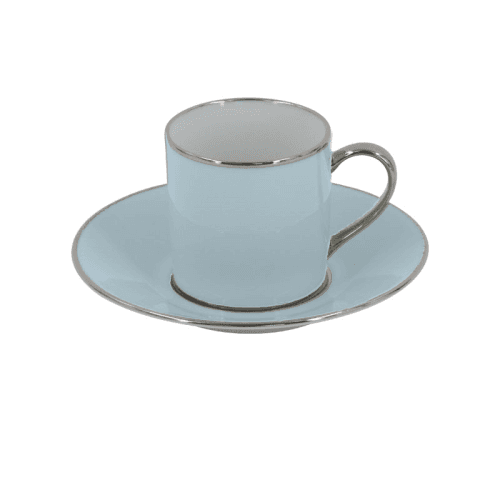 Image showing the Sous Le Soleil Empire Coffee Cup & Saucer, 90ml, Matt Gold Classic Opal product.