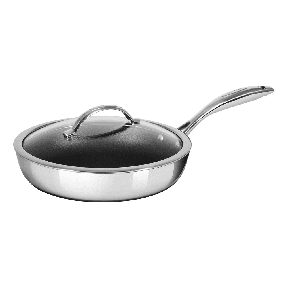 HaptIQ Saute pan with lid, Dia28cm, Metallic