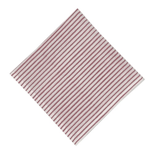 Image showing the Striped Napkins, 45 x 45cm, Dusty Rose product.