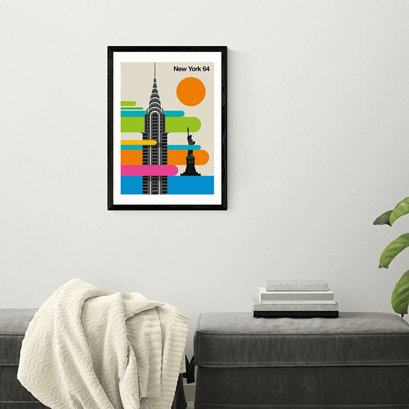 Bo Lundberg New York 64 Framed Print, 63 x 45cm, Multi