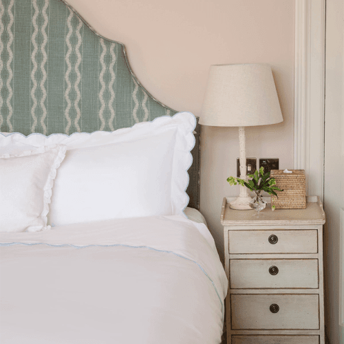 Image showing the Annabelle Pair of Oxford Pillowcases, Standard, Powder Blue product.