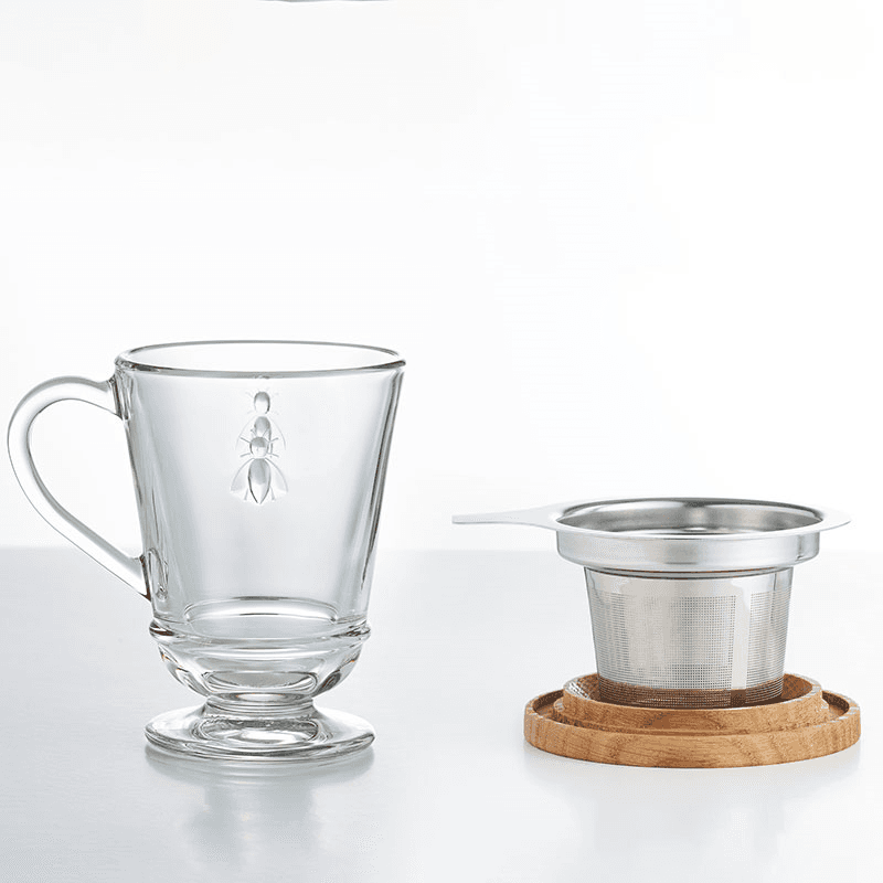 Bee Infuser Mug, 275ml, Clear