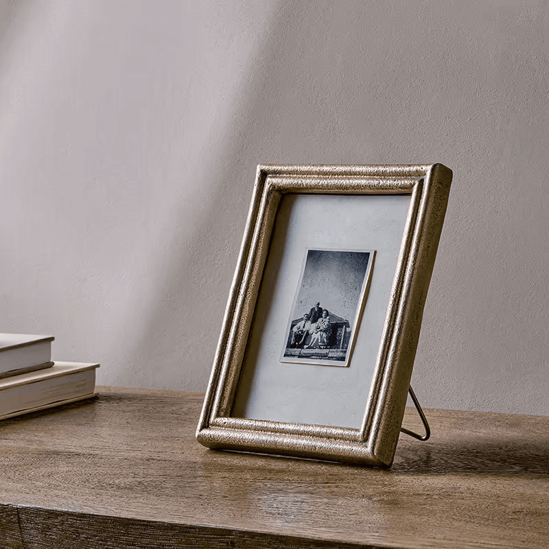Pambani Photo Frame, 5 x 7", Antique Brass