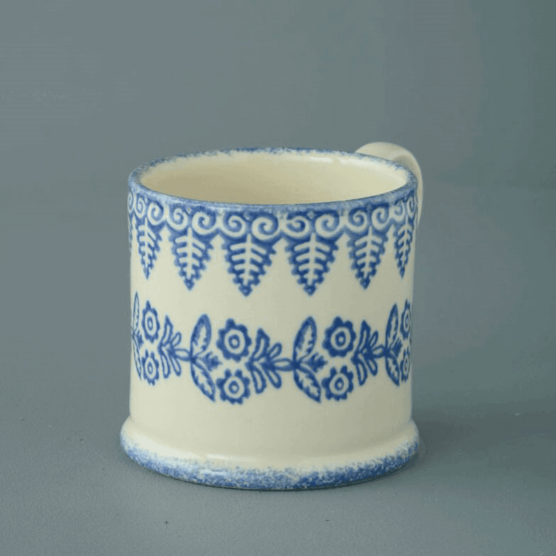 Lacey Blue Mug, large