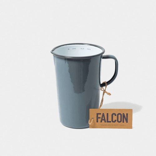 Image showing the Medium 2 Pint Jug, Pigeon Grey, Grey product.