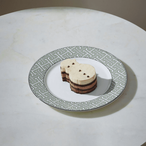 Image showing the Maze Set of 2 Dessert Plate, D21cm, Apple Green product.