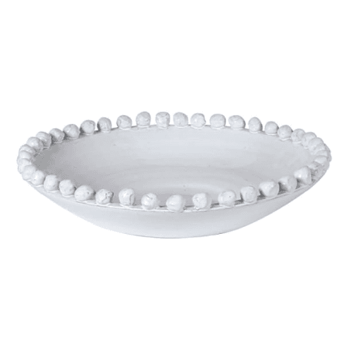 Image showing the Bobble Edge Ceramic Bowl, D40cm, White product.