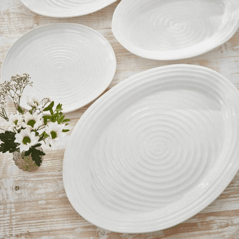 Ceramics Large platter, 51cm, White