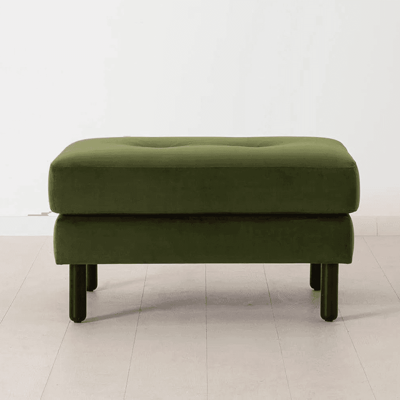 Model 04 Ottoman, Velvet Vine