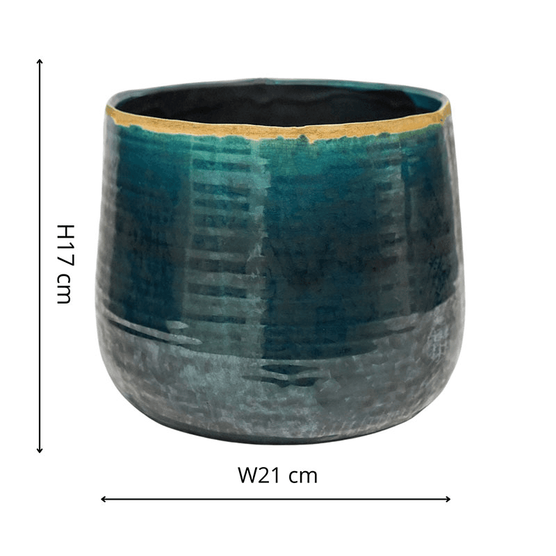 Como Pot, D21cm, Turquoise