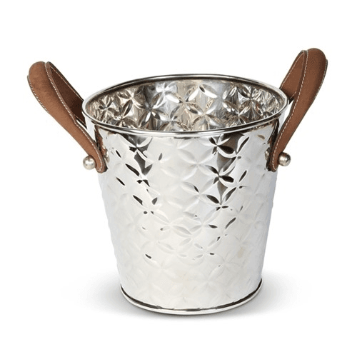 French Fleur Wine cooler, H22 x D23cm, Stainless Steel