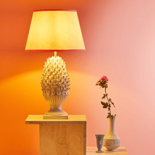 Image showing the Charles Table Lamp, H42cm, Stone product.
