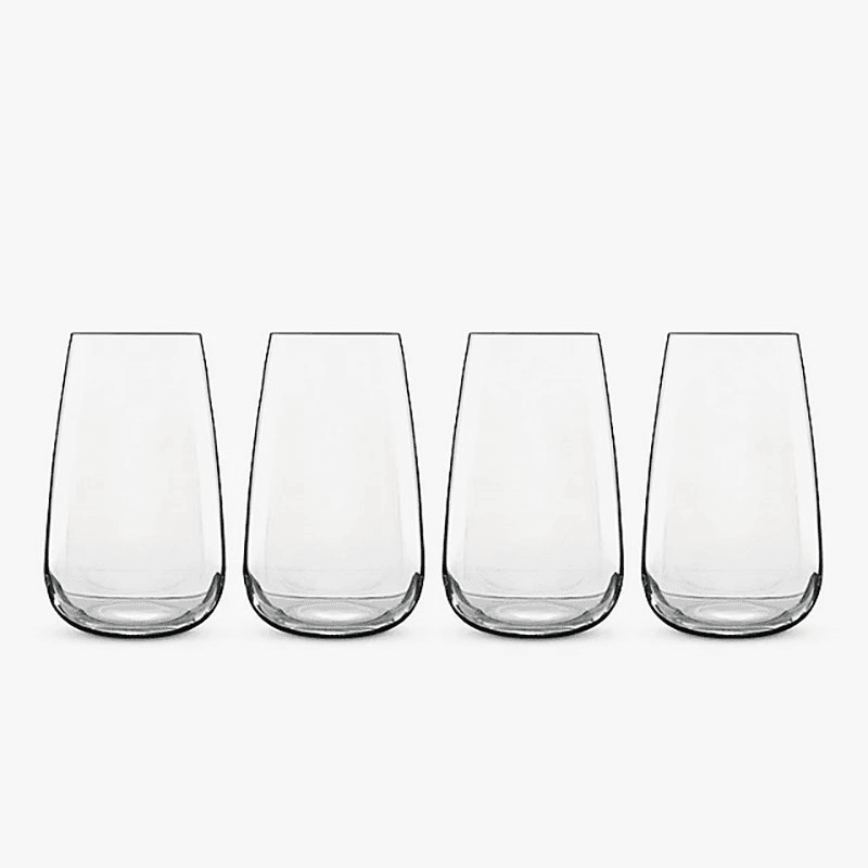 Talismano Set of 4 Hi Ball Glasses, 570ml, Clear