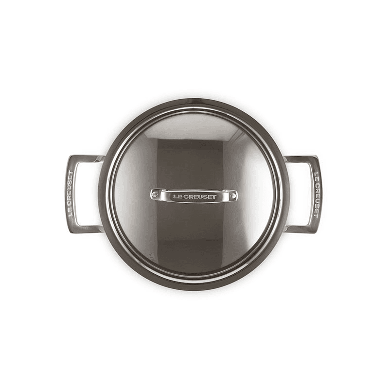 Classic 3-ply Deep Casserole, 20cm, Stainless Steel