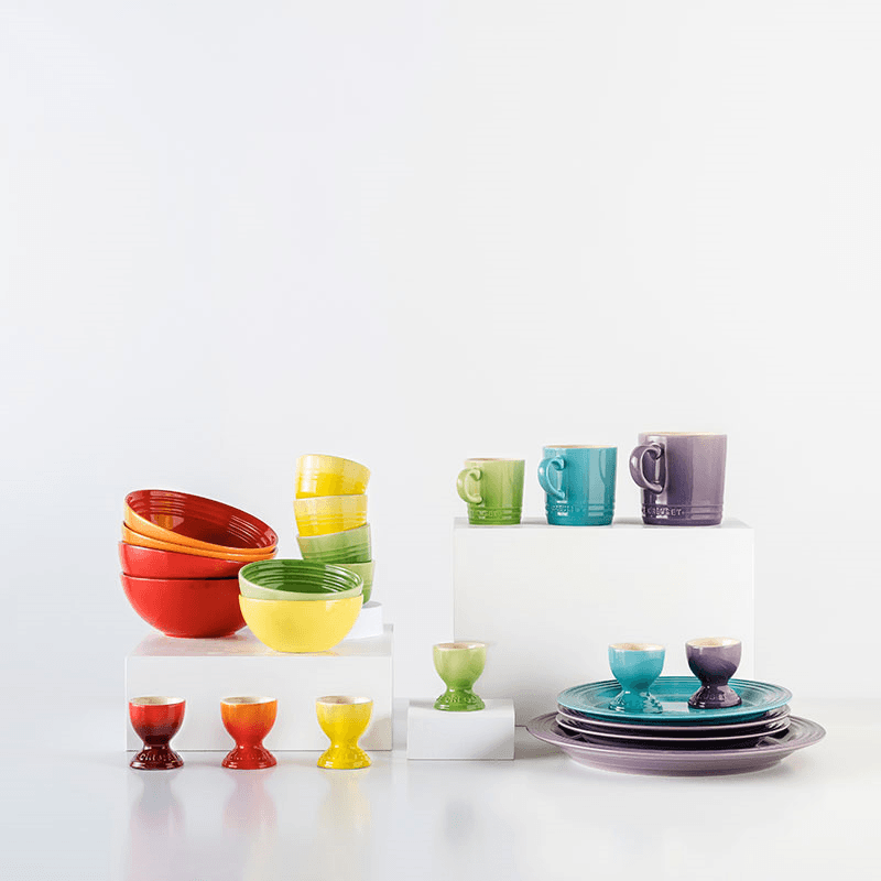 Set of 6 Vancouver Diner Plate, 27cm, Rainbow