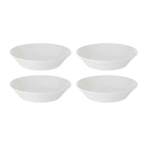 Image showing the Pure Pasta Bowls Set of 4, D23cm, White product.
