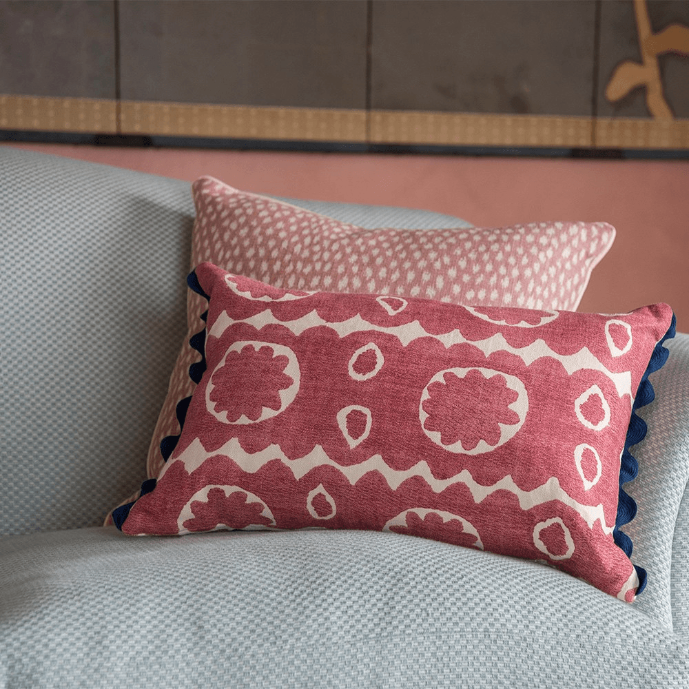 Osborne Cushion, 35 x 50cm, Red