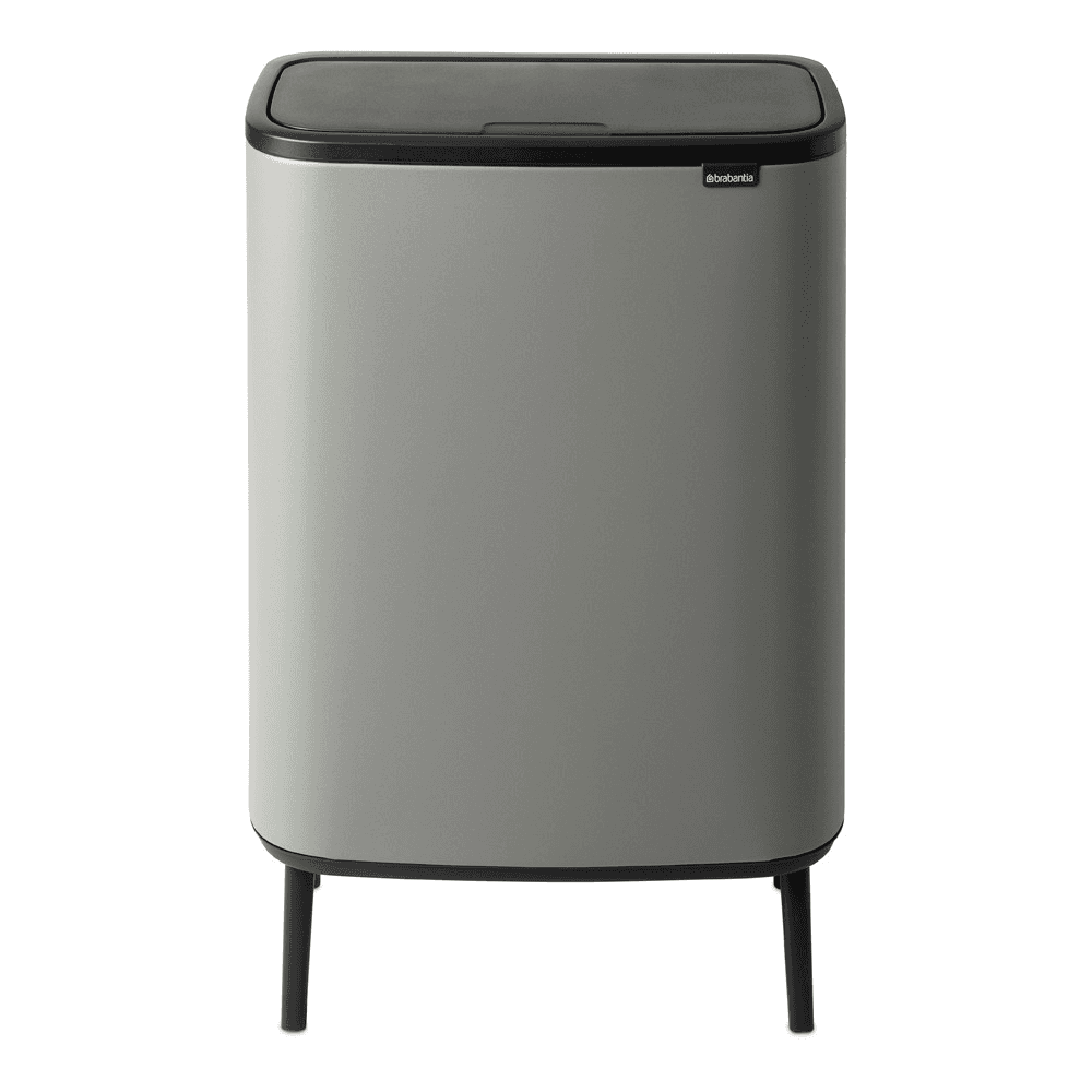 Bo Hi touch bin, 30 litre, Mineral Concrete Grey
