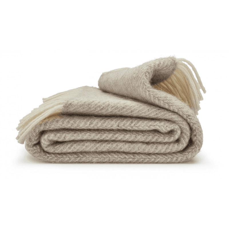 Fishbone Throw, 150 x 183cm, Hazel