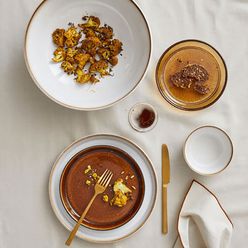 Gastro Plate, D21cm, Amber