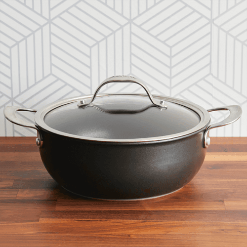 Image showing the Anolon X Casserole, 24cm, Black product.