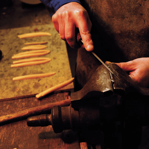Image showing the Laguiole Cheese Knife, Buffalo Horn Handle product.