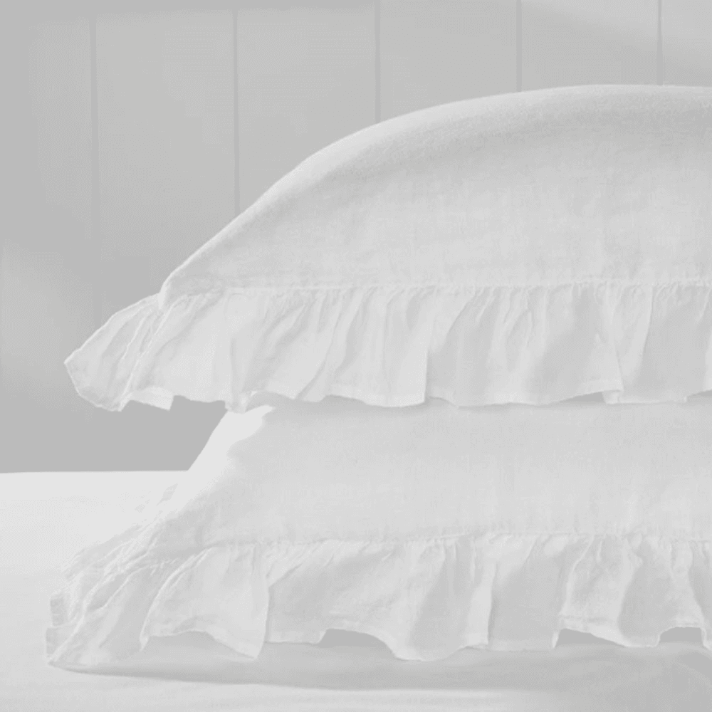 Kara Hemp Oxford Pillowcase, W50cm x L75cm, White