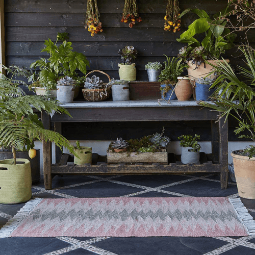 Image showing the Lycia Rug, 170 x 240cm, Rhubarb product.