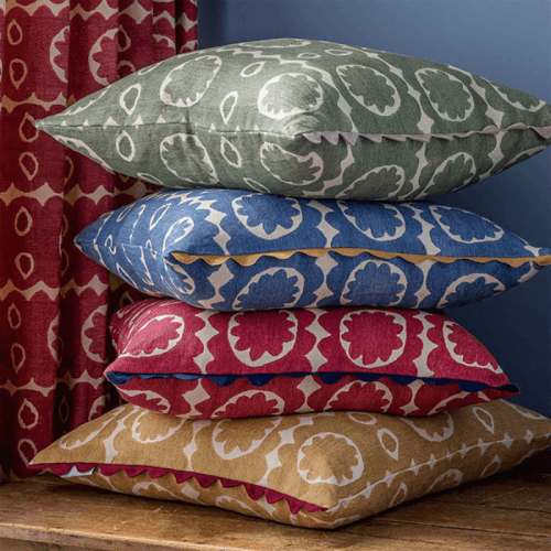 Image showing the Osborne Cushion, 57 x 57cm, Green product.