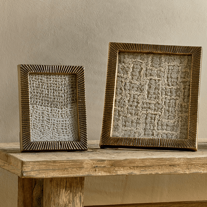 Ranoli Etched Photo Frame, 8 x 10", Antique Brass