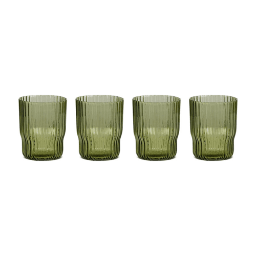 Image showing the Fali Set of 4 Tumblers, 250ml, Olive product.