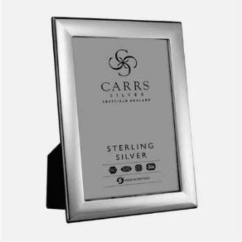 Image showing the Photo Frame, Berkeley, Plain, Sterling Silver, 10x8" product.