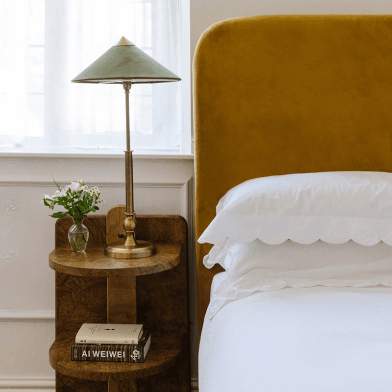 Annabelle Scalloped Super King Duvet Cover, White