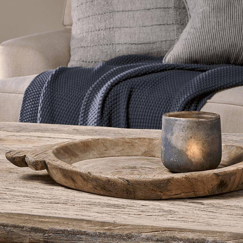 Karua Reclaimed Wood Traditional Bowl, D38cm, Natural