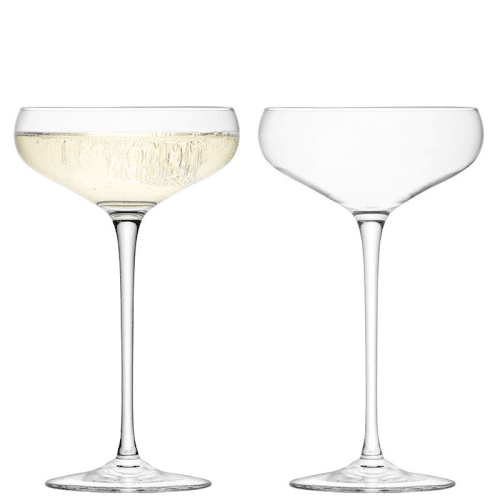 Image showing the Wine Champagner Saucers Set of 2, 300ml, Clear product.