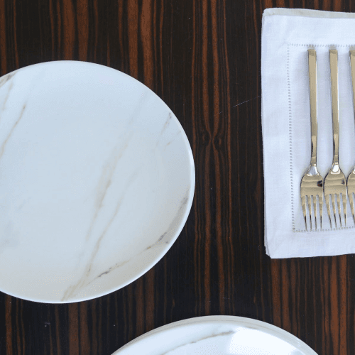 Image showing the Vera Wang - Venato Imperial Coupe salad plate, 20cm, Fine Bone China product.