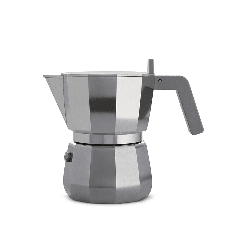 Moka 3 Cup Espresso Maker, H15.5cm, Silver