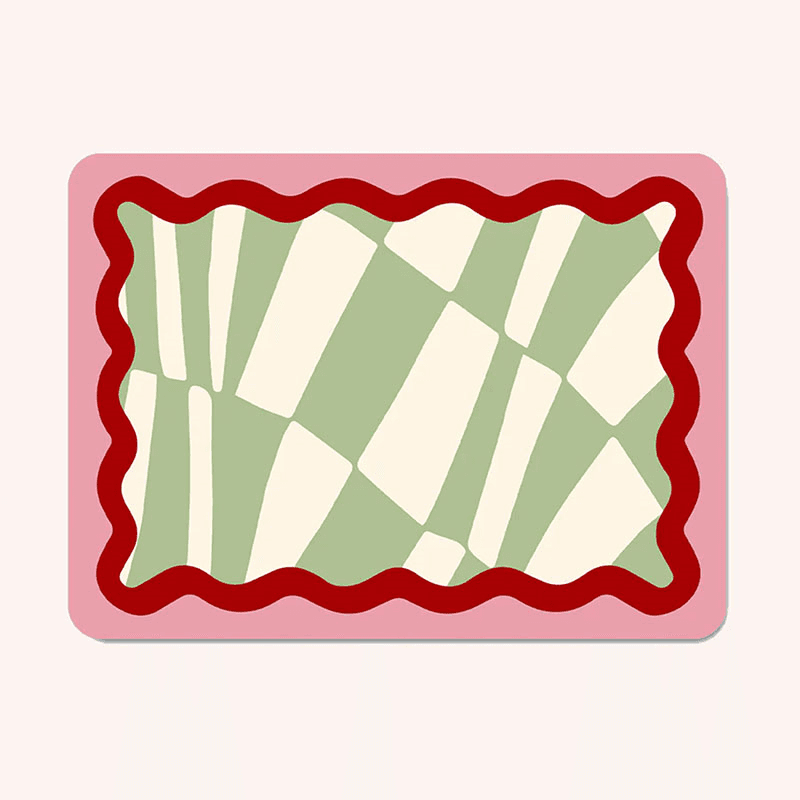 Chessboard Set of 6 Placemats, 21 x 29cm, Multi