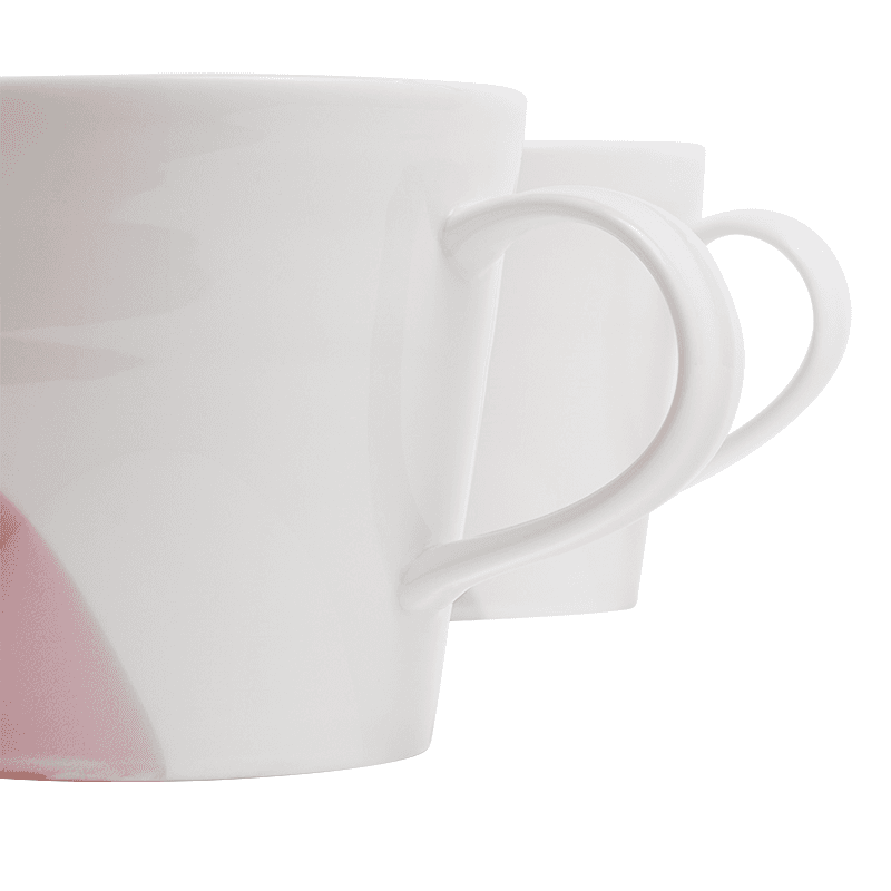 Signature 1815 Set of 4 Mugs, 400ml, Coral