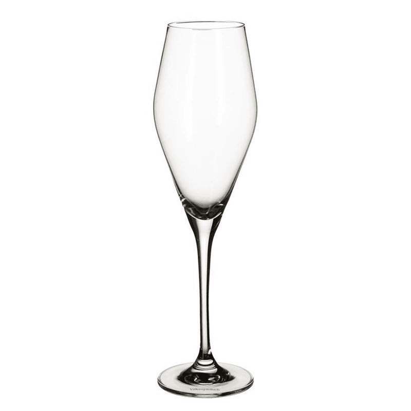 La Divina Set of 4 champagne flutes, 260ml, Crystal Glass