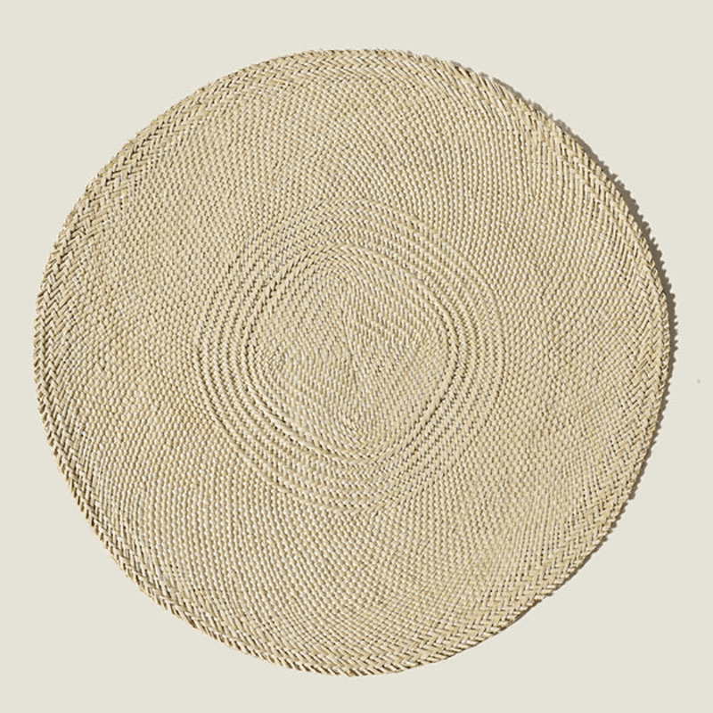 Nariño Set of 2 Woven Placemats, D39cm, Natural