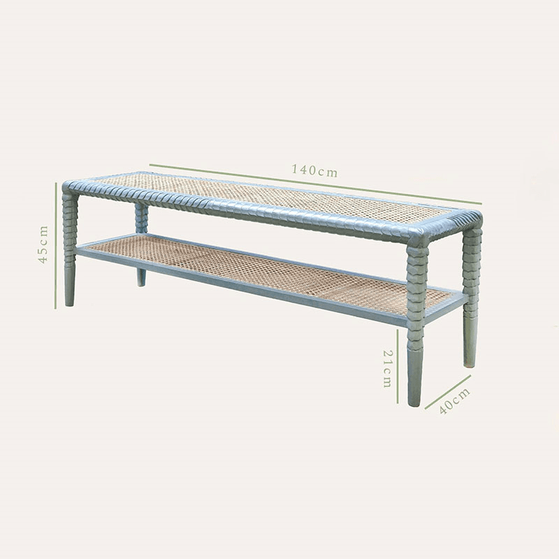 Pavillion Ottoman, Blue