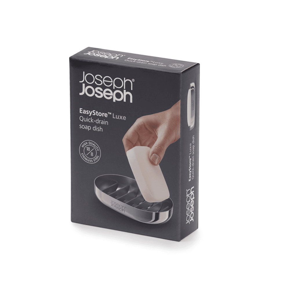 EasyStore Luxe Soap Dish, Stainless Steel