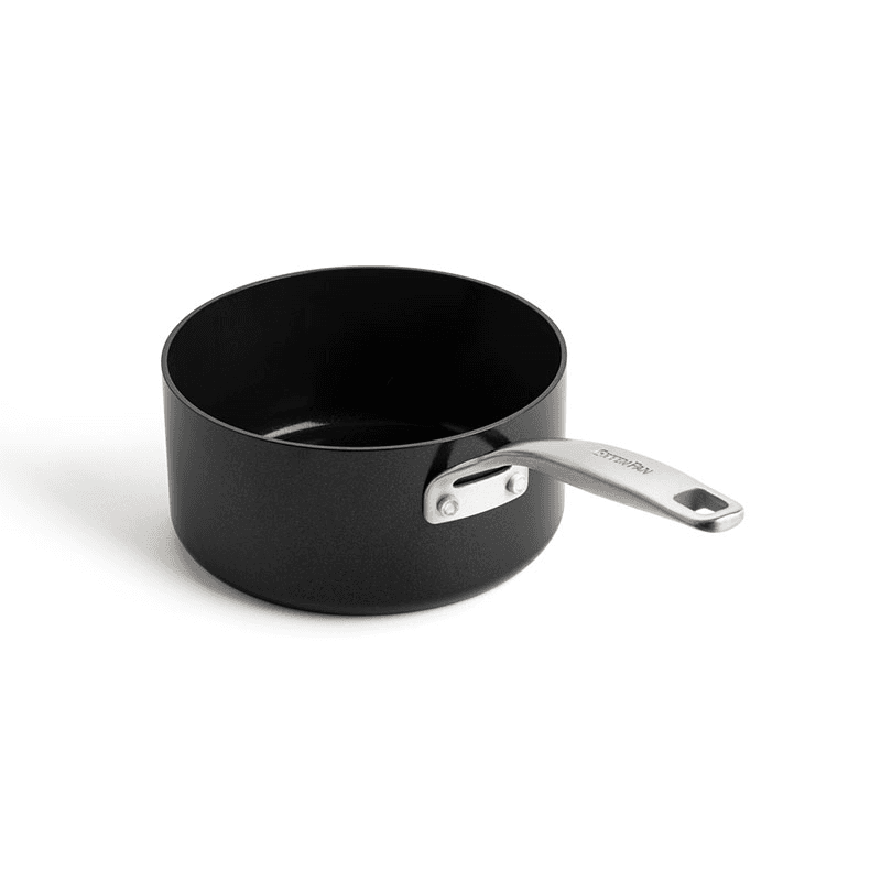 Copenhagen Non-Stick Saucepan, 18, Black