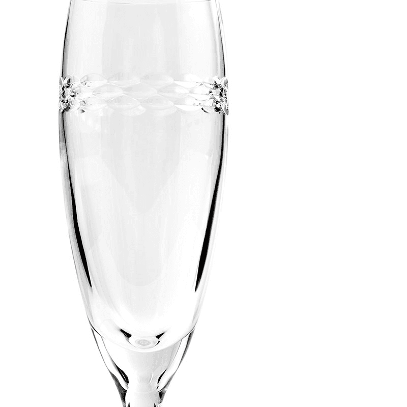 Neo Set of 2 Champagne Flutes, 210ml