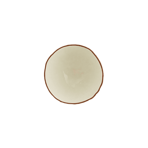 Image showing the Tropical Fruits Coconut Bowl, D14cm, Brown/White product.