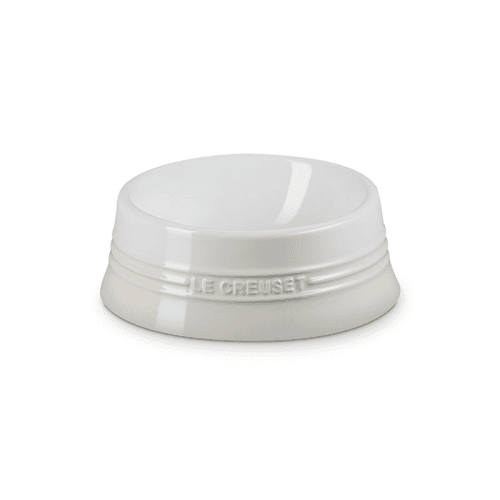Image showing the Stoneware Medium Pet Bowl, 18cm, Meringue product.