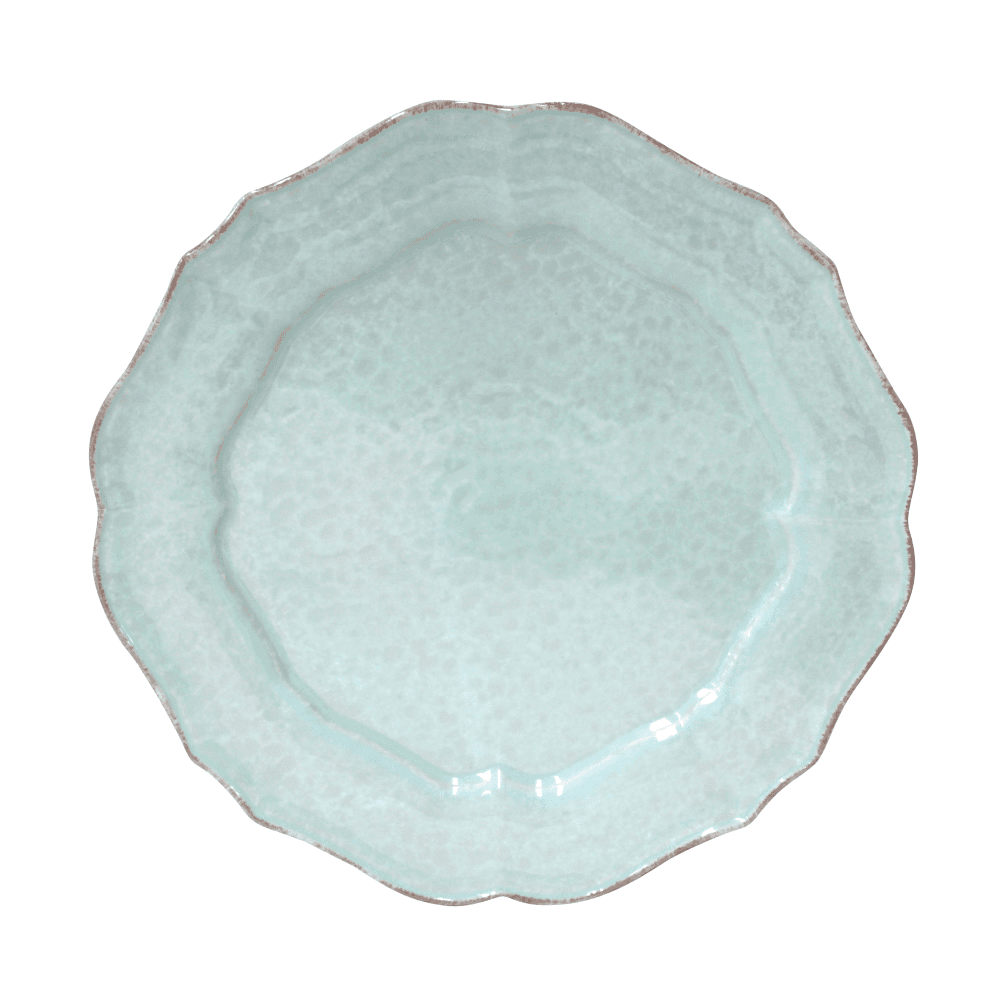 Impressions Set of 6 dinner plates, 30cm, Turquoise