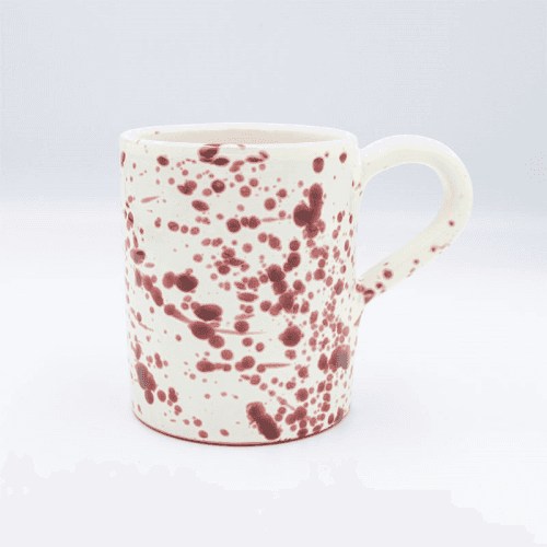 Image showing the Splatter Mug, H10cm, Cranberry product.
